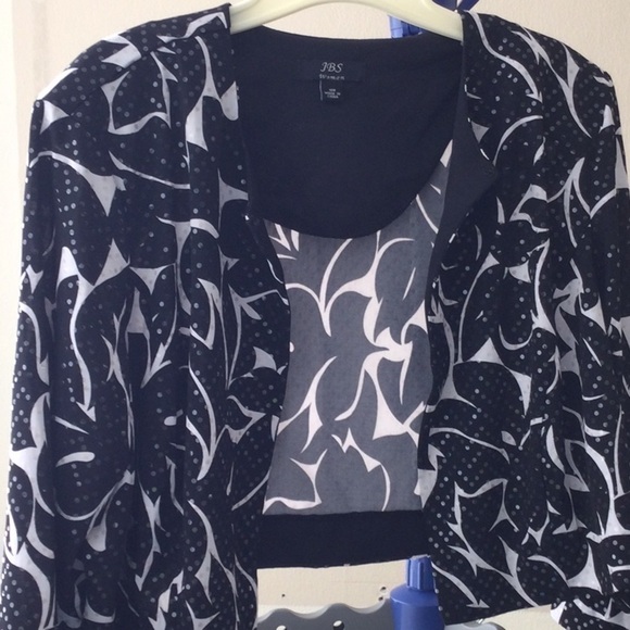 JBS Sassy Opened Evening Jacket Sz 18W.      #61 - Picture 1 of 11